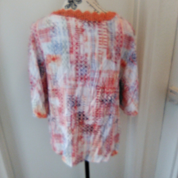 Cato Boho Lace Embellished Tunic - Picture 3 of 3